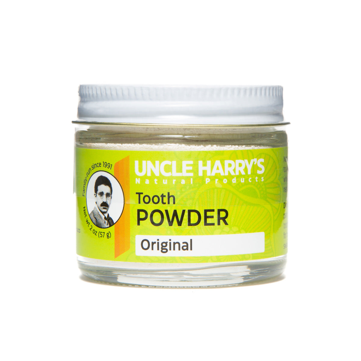 Tooth Powder 2 oz glass jar