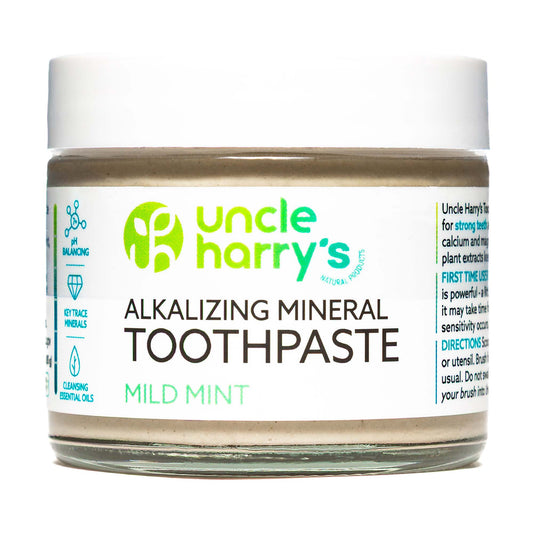 Mild Mint Toothpaste (3 oz glass jar)