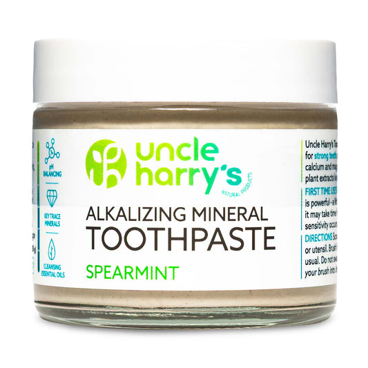 Spearmint Toothpaste (3 oz glass jar)