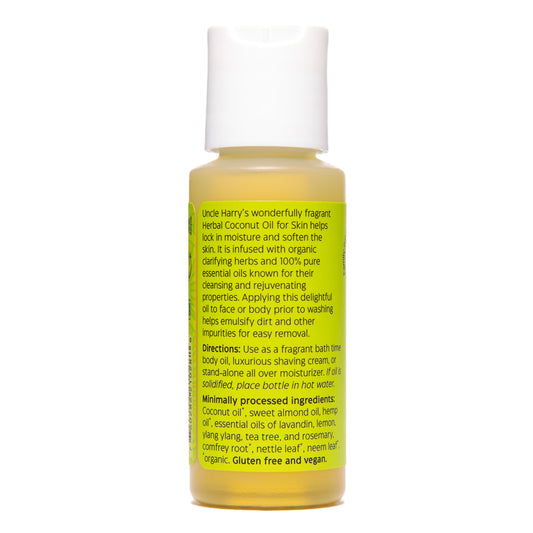 Herbal Coconut Oil for Skin 2 fl oz