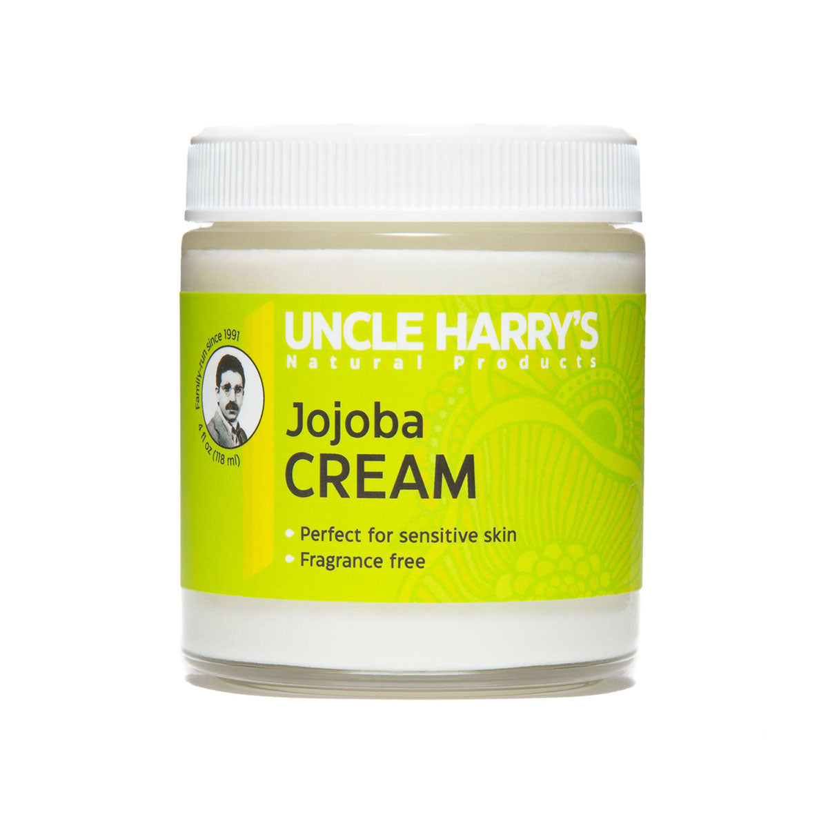 Jojoba Cream 4 fl oz glass jar