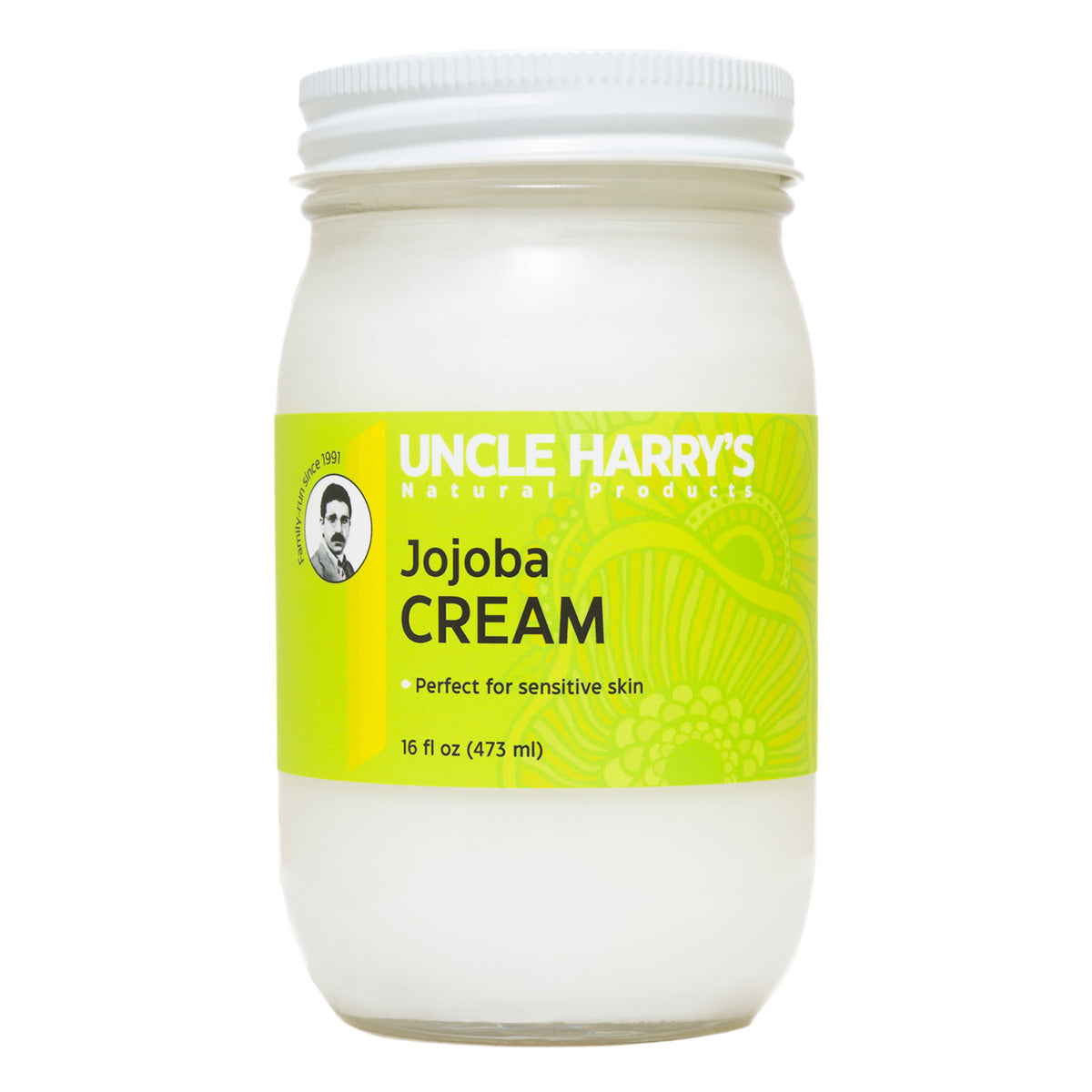 Jojoba Cream 16 fl oz glass jar