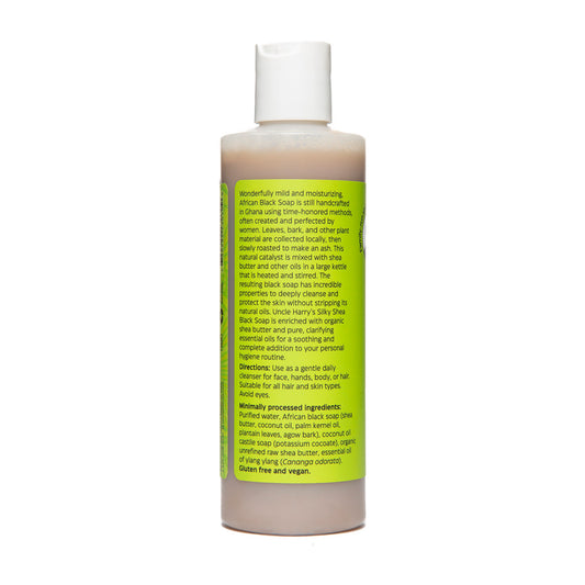 Ylang Ylang Silky Shea Black Soap 8 fl oz