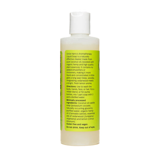 Cedarwood-Lemon Liquid Soap 8 fl oz