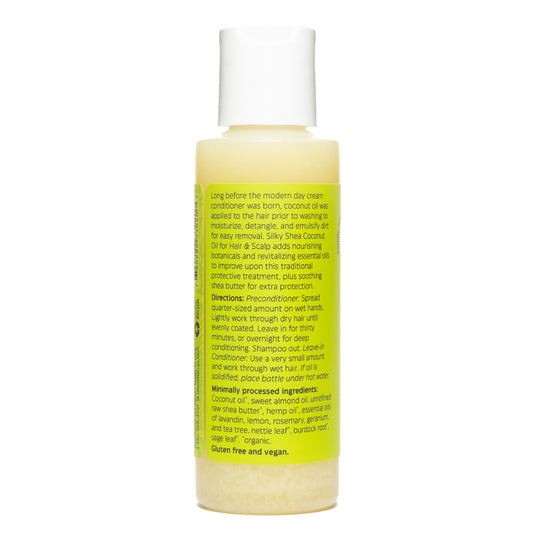 Silky Shea Coconut Oil for Hair 4 fl oz