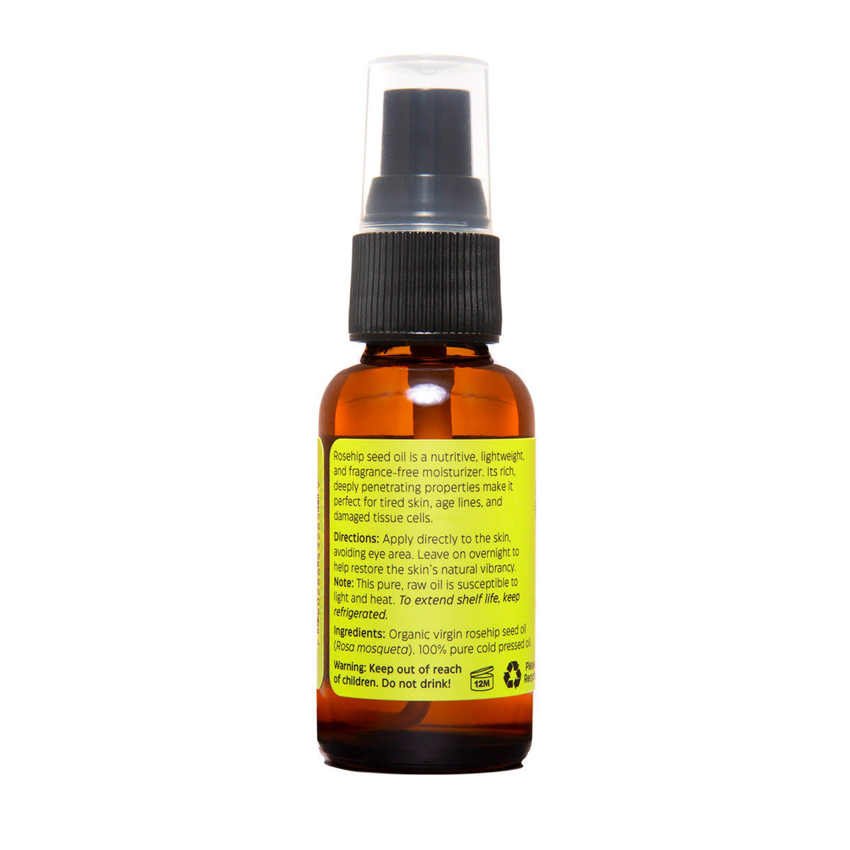 Organic Rosehip Seed Oil 1 fl oz