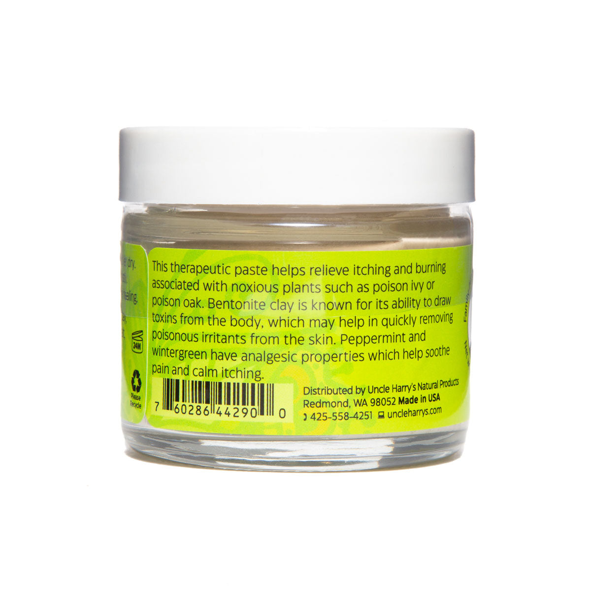 Poison Ivy & Oak Relief 3 oz glass jar