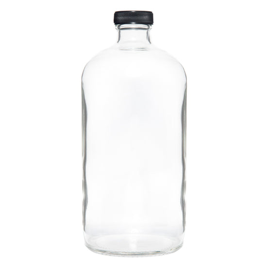 Clear Glass Bottle 32 oz