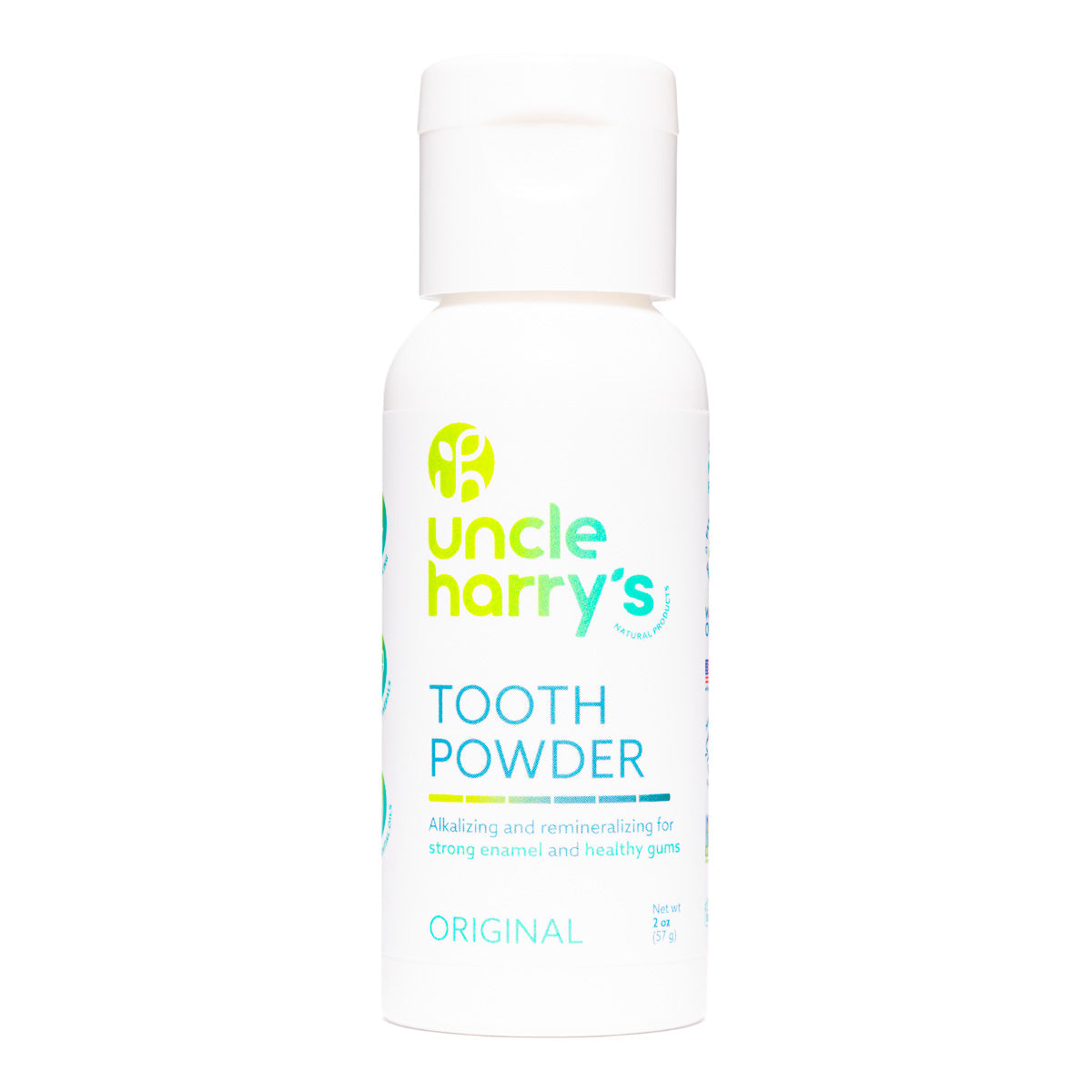 Uncle Harry's All Natural Tooth Powder 2 oz