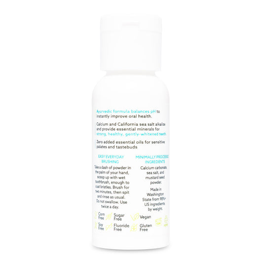 Unscented Tooth Powder *No Essential Oils* (2 oz)