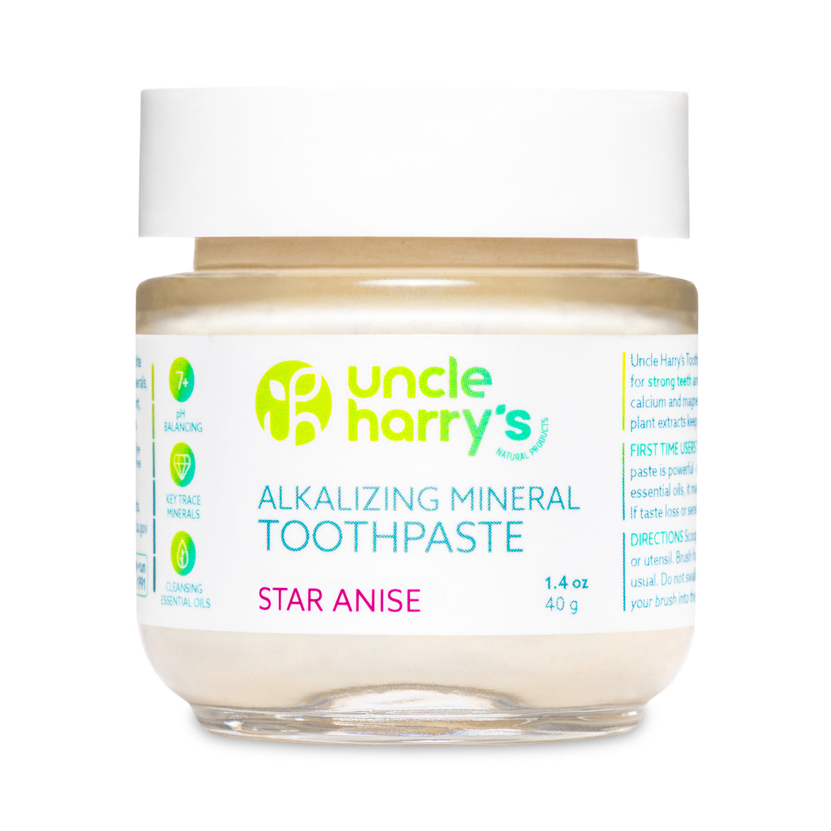 Star Anise Toothpaste-1.4 oz glass jar