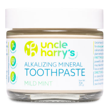 Mild Mint Toothpaste-3 oz glass jar