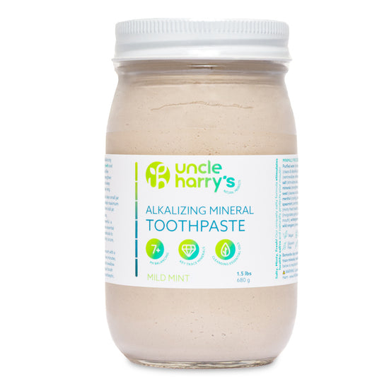 Mild Mint Toothpaste-1.5 lbs glass jar