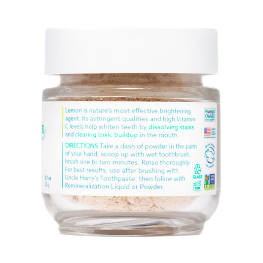 Tooth Whitener 0.7 oz glass jar