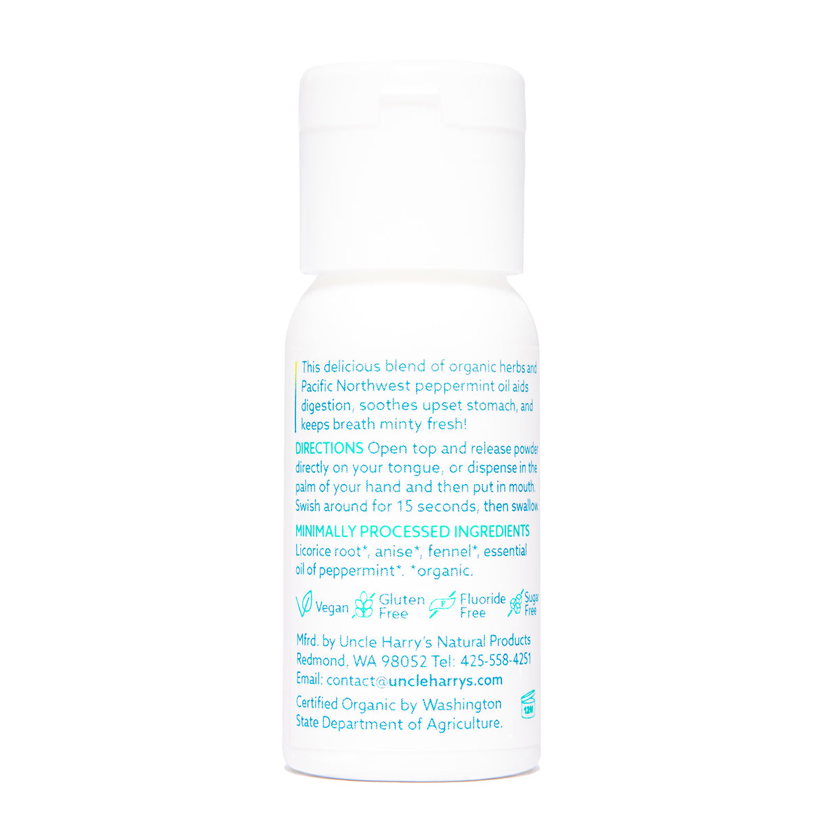 Organic Breath Freshener and Herbal Digestive 0.7 oz