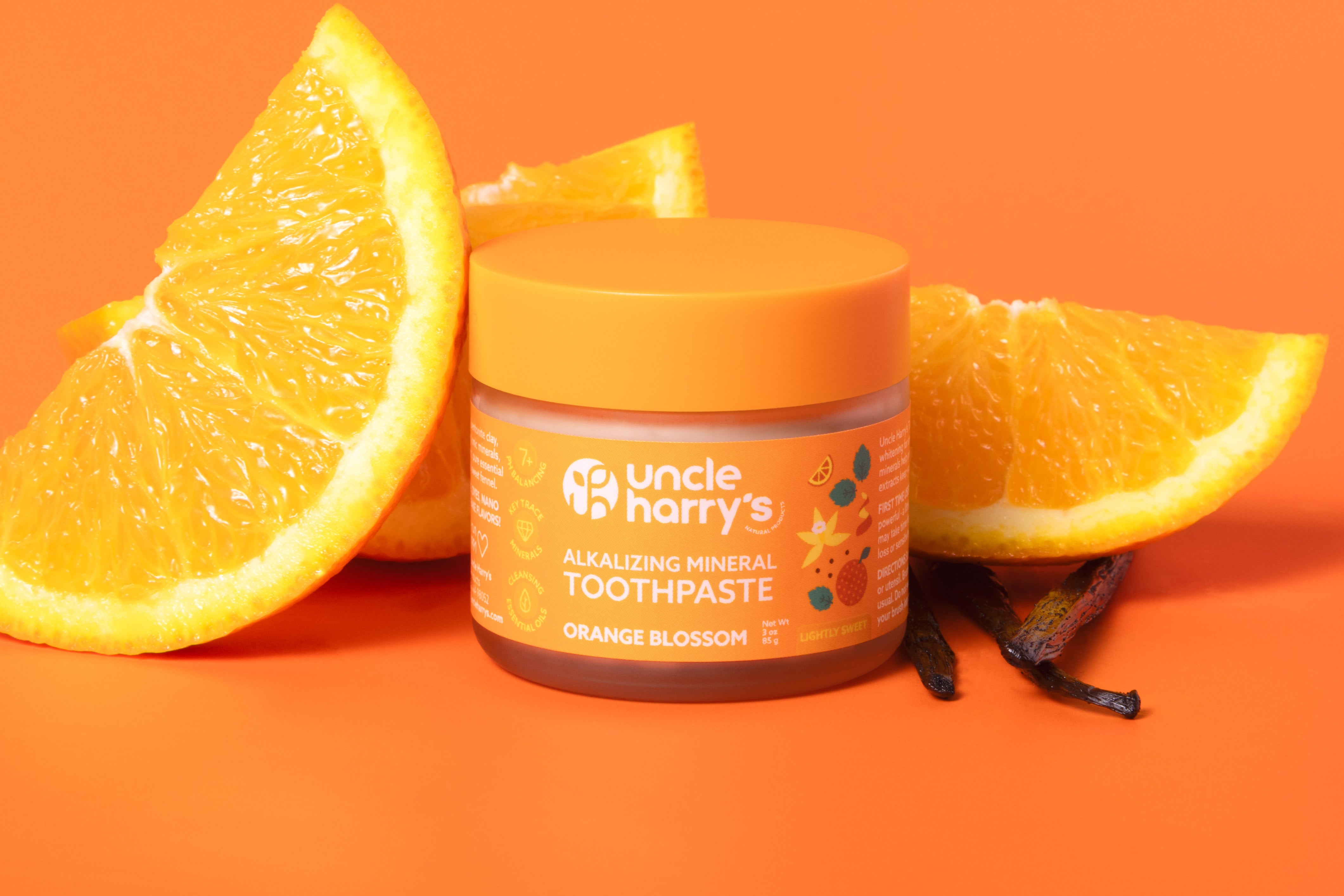 フェイスクリーム Orange Orange Blossom Toothpaste - Lightly Sweet (3 oz glass jar) – Uncle