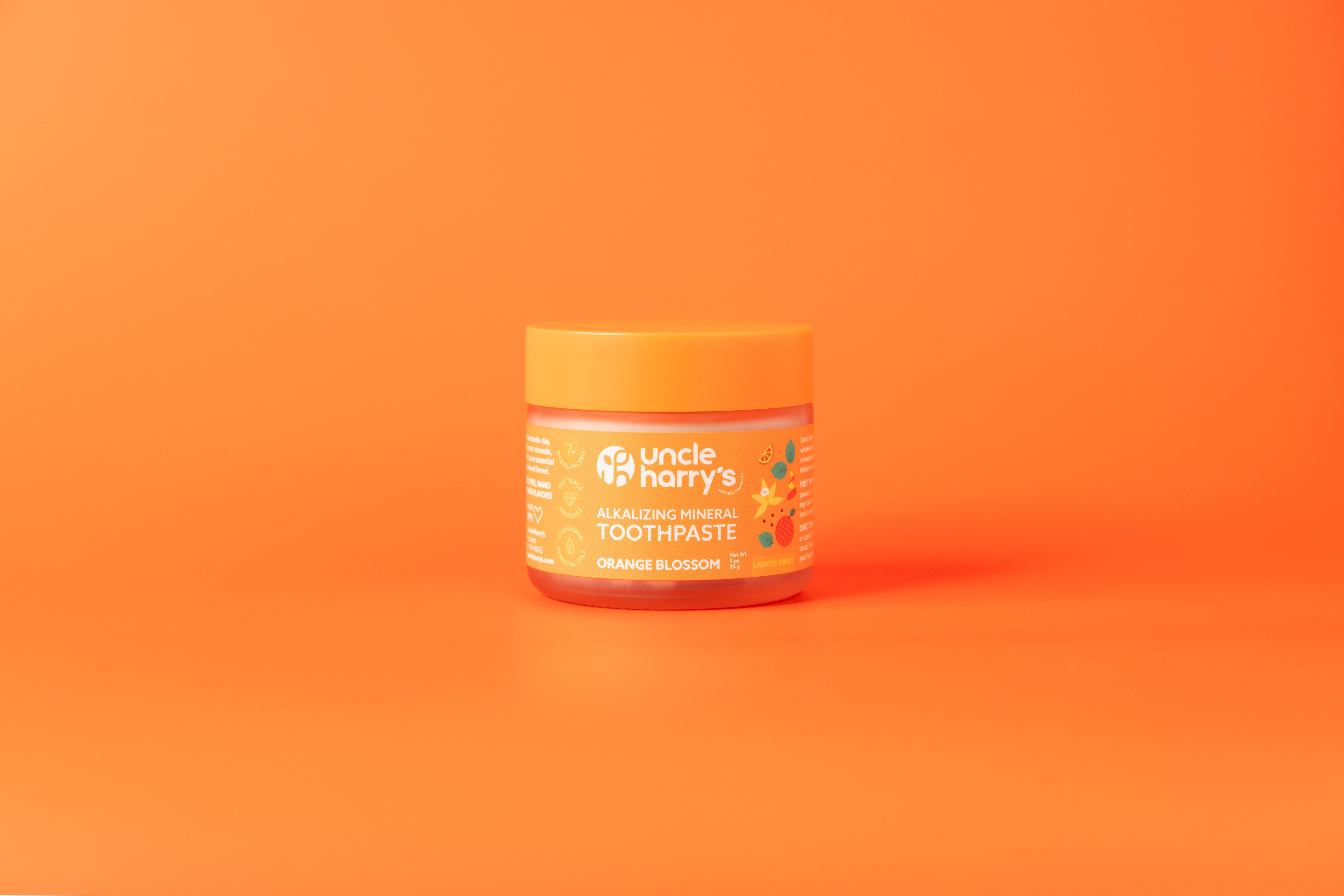 Orange Blossom Toothpaste - Lightly Sweet (3 oz glass jar) – Uncle