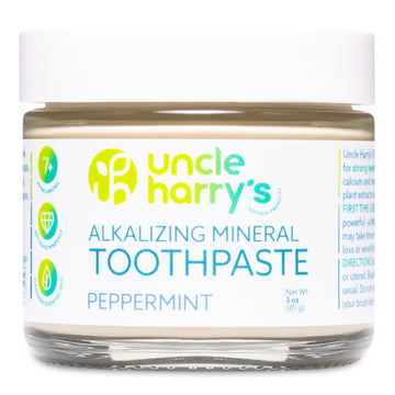 Peppermint Toothpaste-3 oz glass jar