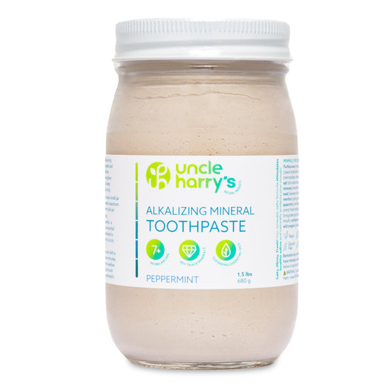 Peppermint Toothpaste-1.5 lbs glass jar