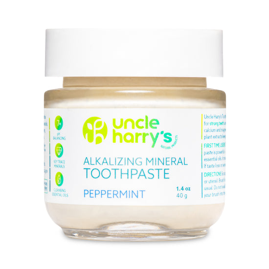 Peppermint Toothpaste-1.4 oz glass jar
