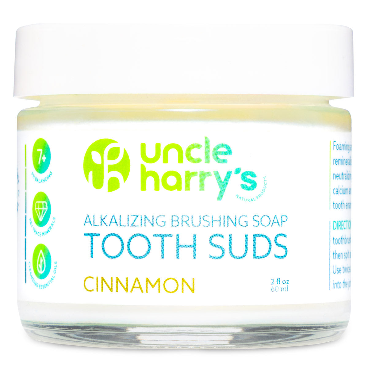 Cinnamon Alkalizing Brushing Soap Tooth Suds 2 oz