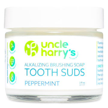 Peppermint Alkalizing Brushing Soap Tooth Suds 2 oz