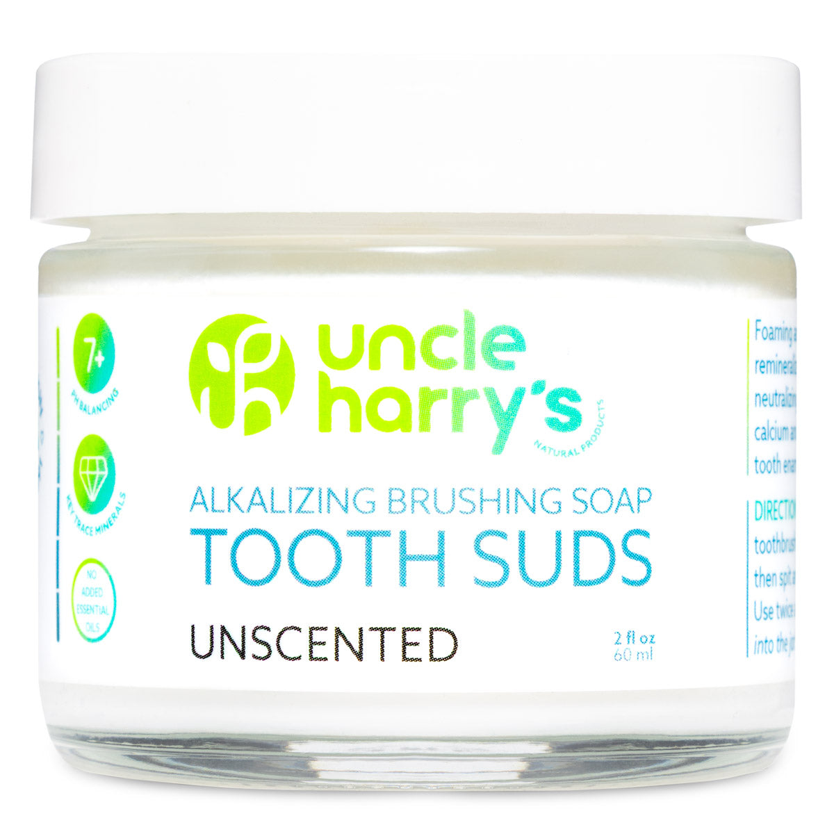 Unscented Alkalizing Brushing Soap Tooth Suds 2 oz