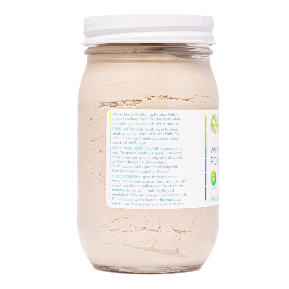 White Pumice Polish 1.5 lbs glass jar