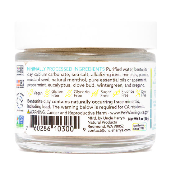 White Pumice Polish 3 oz glass jar