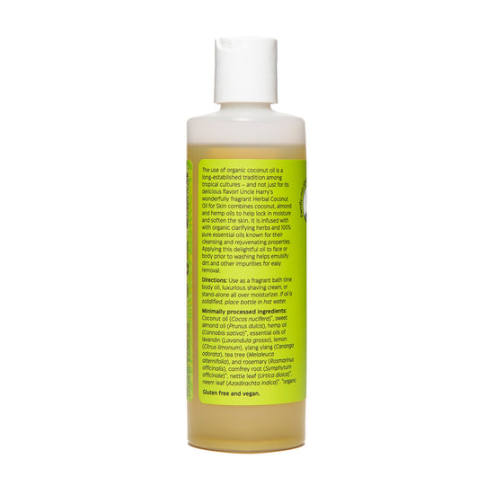 Herbal Coconut Oil for Skin 8 fl oz