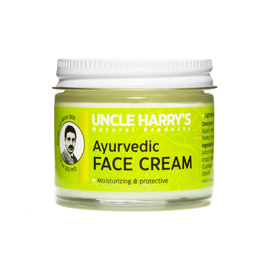 Ayurvedic Face Cream 2 fl oz glass jar