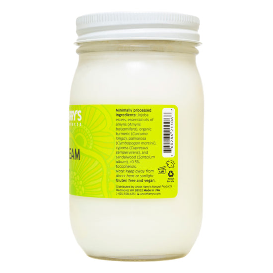 Ayurvedic Face Cream 16 fl oz glass jar