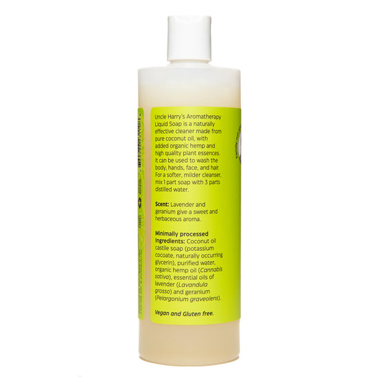 Lavender-Geranium Liquid Soap 16 fl oz