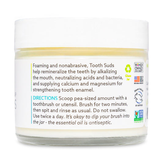 Cinnamon Tooth Suds (2 oz glass jar)